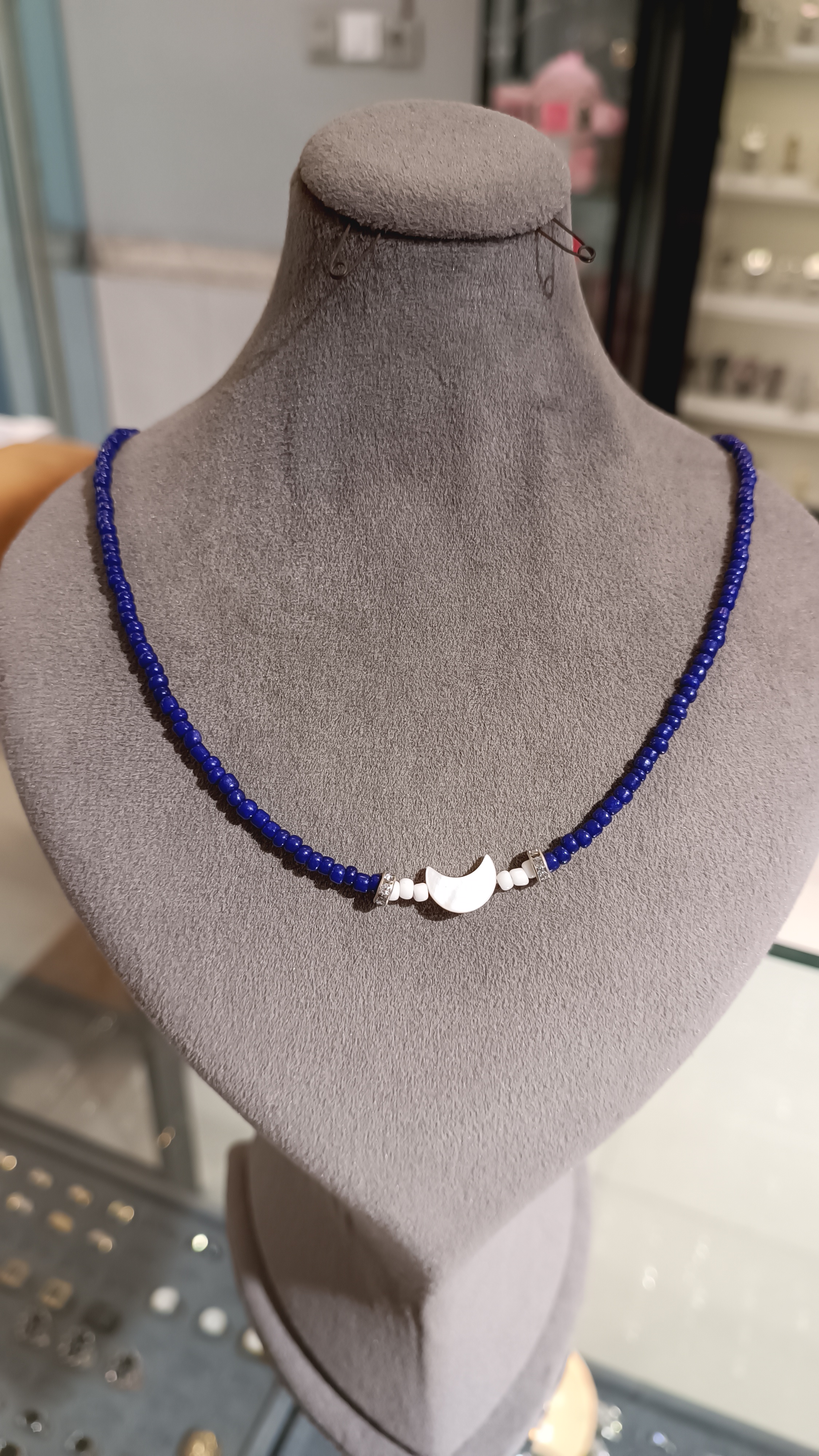 گردنبند تابستانی طرح ماه