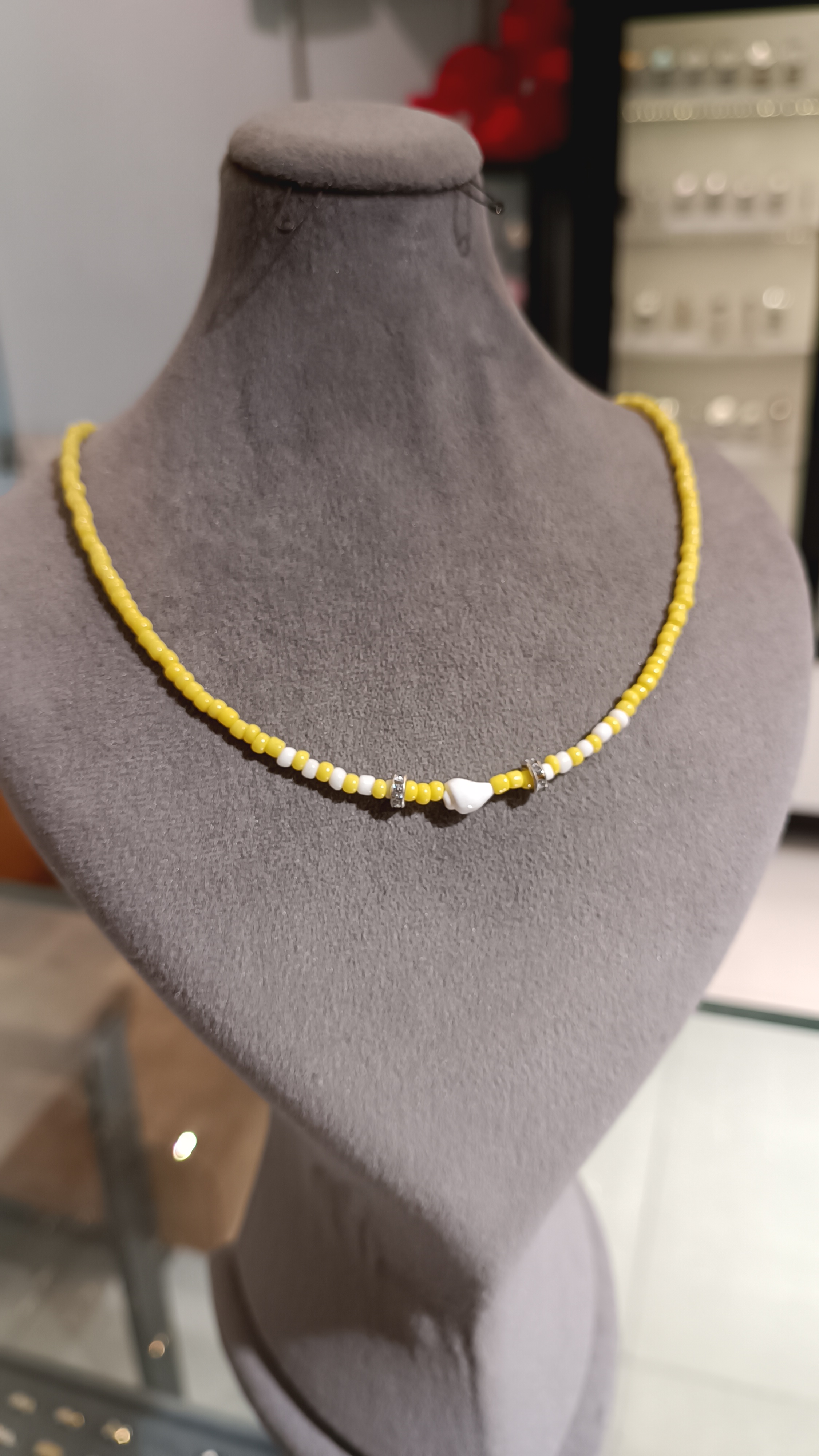 گردنبند تابستانی طرح صدف